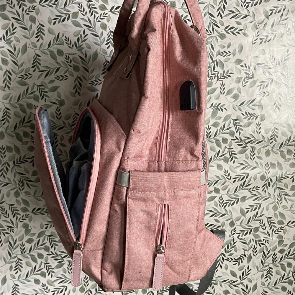 Stylish Pink Backpack - Picture 6 of 13